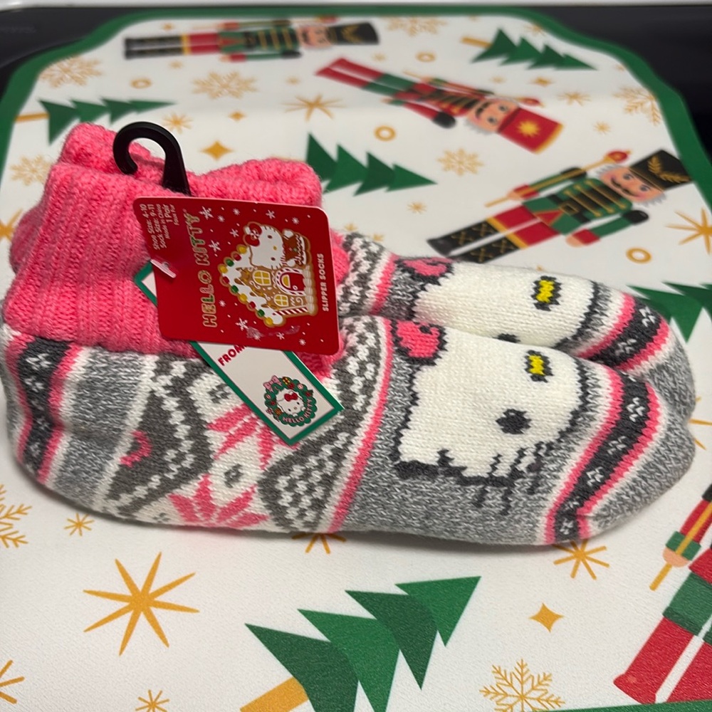 Hello kitty Christmas socks